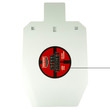B/c 2/3 Ipsc Silhouette Target Wht
