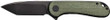 Civivi Knife Elementum 2.96" - Green Micarta/black D2 Lnr Lck