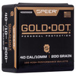 Spr Gold Dot .400 200gr Hp 100ct