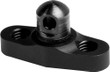 Grovtec Flanged Swivel Stud - Keymod Adaptor Black