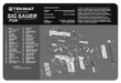 Tekmat Armorers Bench Mat - 11"x17" Sig Sauer 229 Pistol