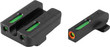 Truglo Sight Set Sf Xd/xdm/xds - Tfx Pro Green/orange Outline
