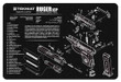 Tekmat Armorers Bench Mat - 11"x17" Ruger Lcp Pistol