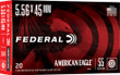 Federal Ae 5.56x45 55gr Fmj-bt - 20rd 25bx/cs