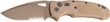 Hogue K320a M17 3.5" Auto Fldr - Drop Point Blade Poly Tan
