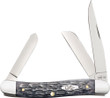 Case Knives Pocket Worn Gray - Bone Crandall Jig Med Stockman
