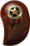 Bond Arms Grip Standard Lam. - Rosewood W/2-tone Star