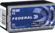 Federal 22wmr 50gr Jhp 1530fps - 50rd 60bx/cs