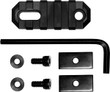 Grovtec Rail Section Stock Ar - 2.2" 5 Slot Aluminum Black