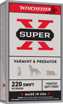 Winchester Super-x 220 Swift - 50gr Jsp 20rd 10bx/cs