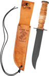 Case Knives Usmc Grooved - Leather & Leather Sheath