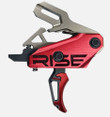 Rise Trigger Rev 535 Slide And - Snap Built In Pins Black Red