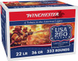Winchester 22lr 36gr Plated Hp - 1280fps 333rd 10bx/cs 250th An