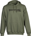 Browning Hoodie Branded Buck - Mark Green Large