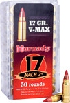 Hornady 17 Mach2 17gr V-max - 50rd 100bx/cs