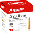 Aguila 223 Rem 55gr Fmj - 300rd 4bx/cs