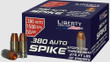 Liberty Spike 380 Acp 55gr - Coppr Hp 20rd 50bx/cs