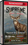 Winchester Supreme Lr 3006sprg - 195gr Bc Max 20rd 10bx/cs