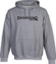 Browning Hoodie Backfence - Heather Gray Xlarge