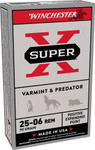 Winchester Super-x 25-06 Rem - 90gr Expand Pnt 20rd 10bx/cs