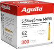 Aguila 5.56x45 62gr Green Tip - 300rd 4bx/cs
