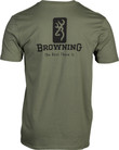Browning Ss T-shirt Emblem - Military Green Large