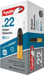 Aguila Sniper Subsonic 22lr - 60gr Lead-rn 1000rd Case Lot