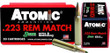 Atomic 223 Rem 77gr Tipped - Matchking 50rd 10bx/cs