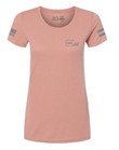 Glock Ladies "glock Girl Flag - Tee" Short Sleeve Med Pink