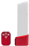 Taran Ti Firepower Base Pad - Kit For Glock 19 +4/5 Red