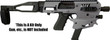 Caa Mck Micro Conversn Kit Gen - 2 For Glock 9/40 Brace Tgrey