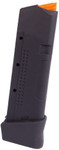 Imi Defense  12 Rd Polymer - Mag For Glock 43x Black