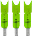 Lumenok Gold Tip Lighted Nock - For Bolt Crescent Green 3pk