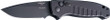 Hogue Ballista-i Button Auto - Drop Point Blade Matte Blk 3.5