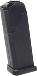 Pro Mag Magazine For Glock 19 - 9mm 15rd Black Polymer