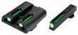 Truglo Sight Set For Glock - 9mm/.40 Tritium/fiber Optic Gr