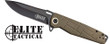 Mc Elite Tactical Readiness - 3.5" Drop Point Fldr Fde/blk