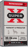 Winchester Super-x 30-06 - 125gr Jsp 20rd 10bx/cs