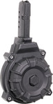 Pro Mag Magazine For Glock 43 - 9mm 50rd Drum Black Polymer
