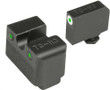 Truglo Sight Set For Glock Low - Mos Tritium Pro Wht W/u-notch