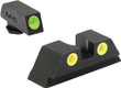 Meprolight Night Sight Set - Green/yellow  For Glock 42/43