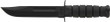 Ka-bar Full Size Black Kabar - Straight Edge 7" W/sheath