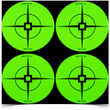 B/c Target Spots 3" Target - 40 Targets Green