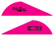 Bohning Blazer Vanes - 2" Solid Hot Pink 100pk