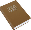 Bulldog Diversion Book Safe - Brown 3 Wheel Combination Lock