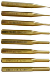 Grace Usa Punch Set - Roll Pin Punch Set Of 8 Brass
