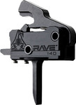 Rise Trigger Rave 140 Flat Sst - 3.5lb Ar-15 W/anti Walk Pins
