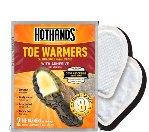 Hothands Toe Warmers 40 Pair - 8 Hour W/ Adhesive