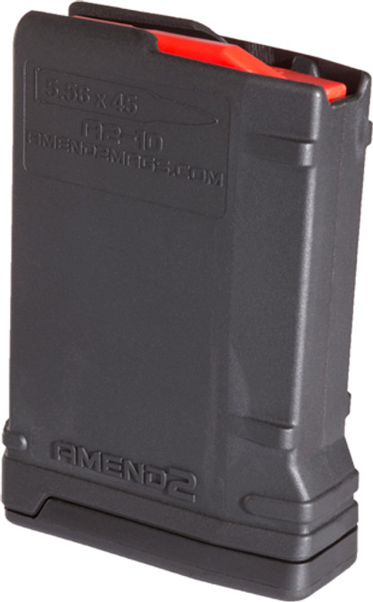 Amend2 Ar-15 Magazine 5.56x45 - 10 Rd Polymer Black