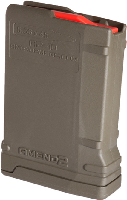 Amend2 Ar-15 Magazine 5.56x45 - 10 Rd Polymer Odg